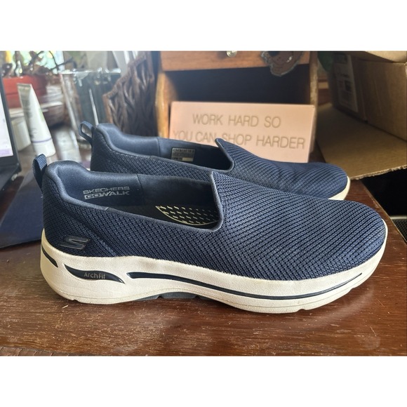 Skechers Shoes - skechers go walk arch fit grateful womens size 11 shoes blue slip on sneakers
